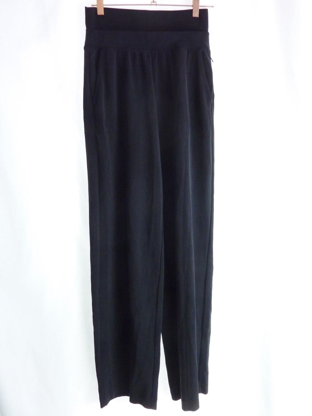 Athleta Black High Rise Wide Leg Pant XS T